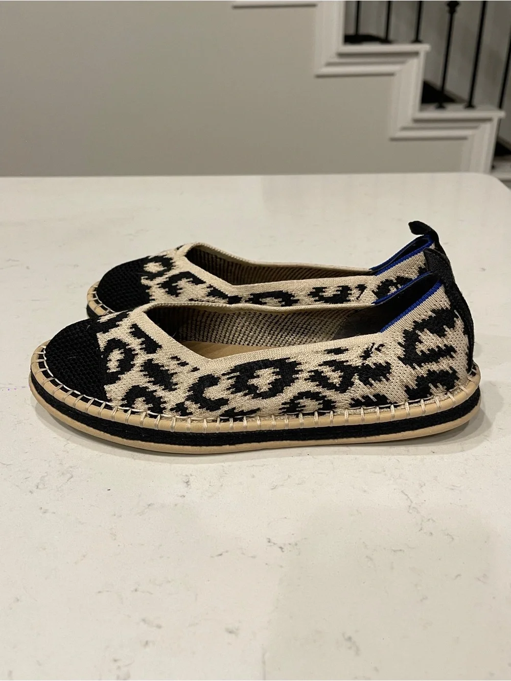 Rothy's Sandy Cat Women’s The Espadrille Natural Hemp Knit Flats~ Size 8